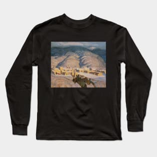 Sangre de Cristo Mountains by Blumenschein Long Sleeve T-Shirt